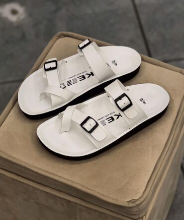 double-strap buckle sandal